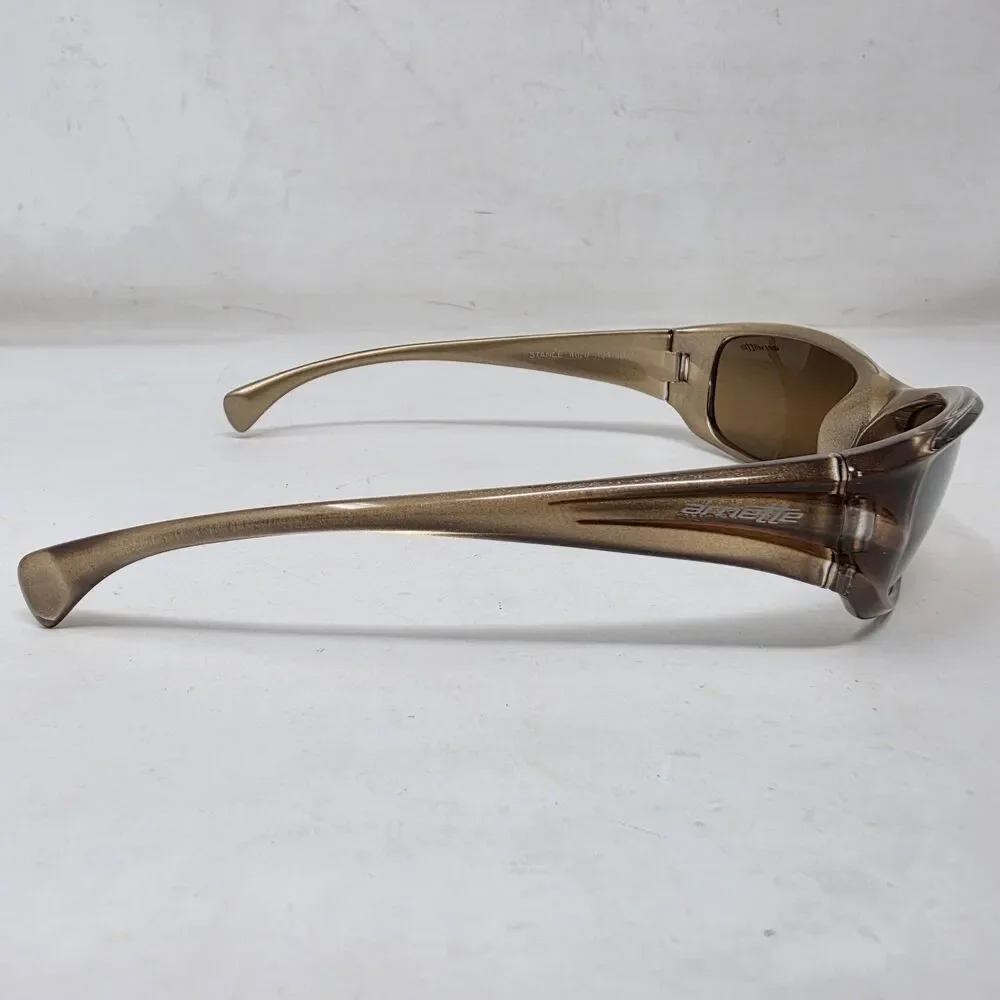 Vintage 1990s Arnette Stance Sunglasses Brown Made In Italy 4020-194/6U